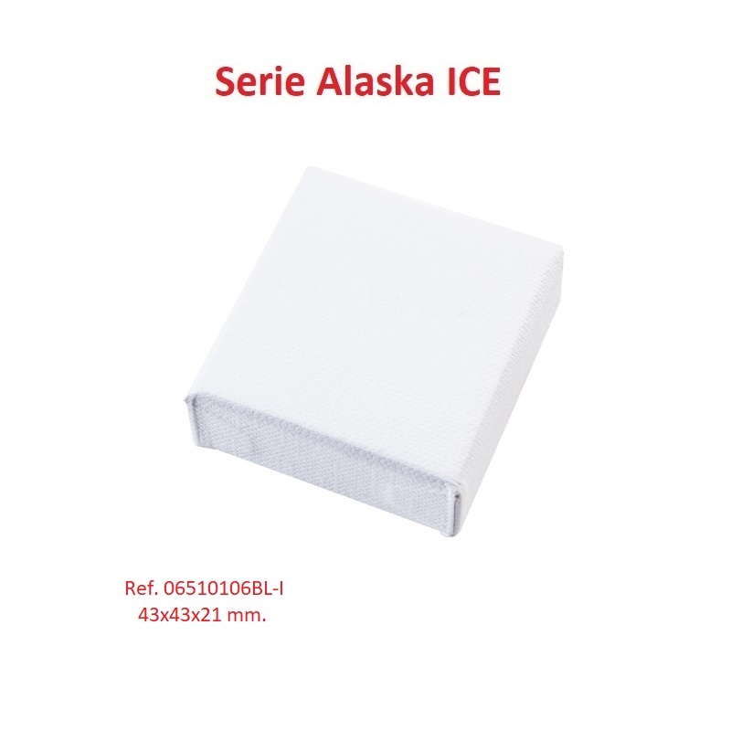 Alaska ICE pendientes presión 43x43x21 mm.
